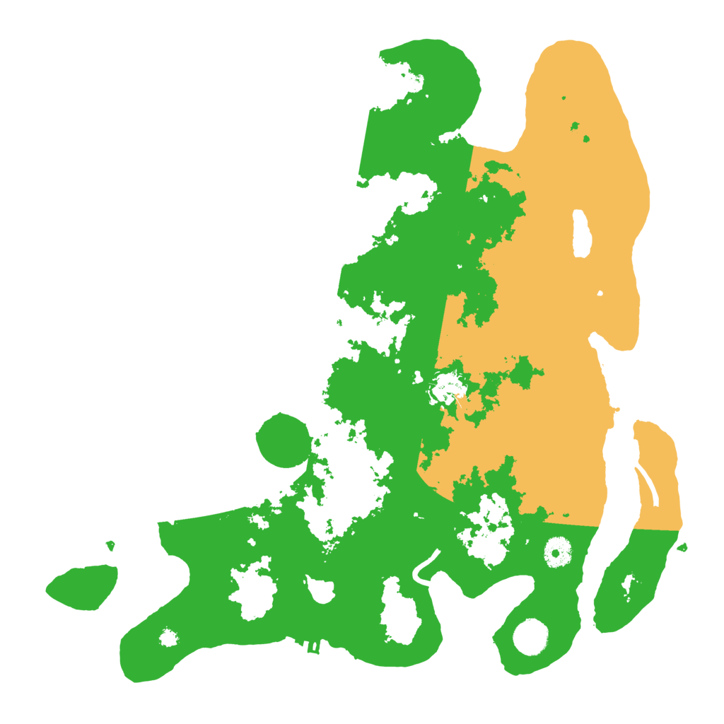 Biome Rust Map: Procedural Map, Size: 3700, Seed: 1688508004