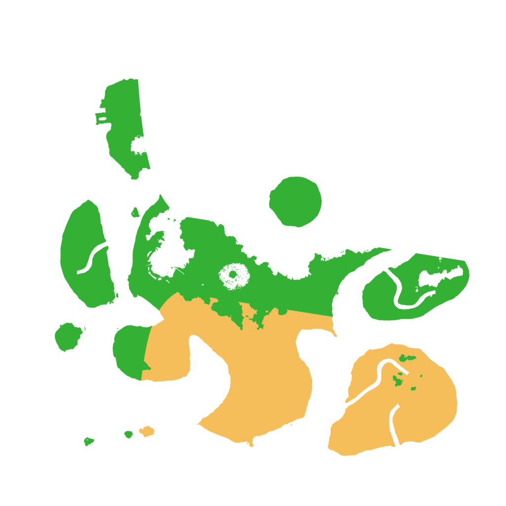 Biome Rust Map: Procedural Map, Size: 2716, Seed: 207778338