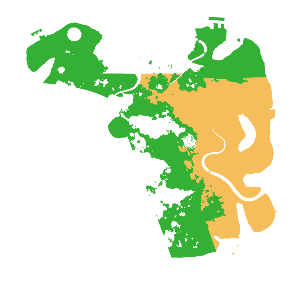 Biome Rust Map: Procedural Map, Size: 3750, Seed: 7676736