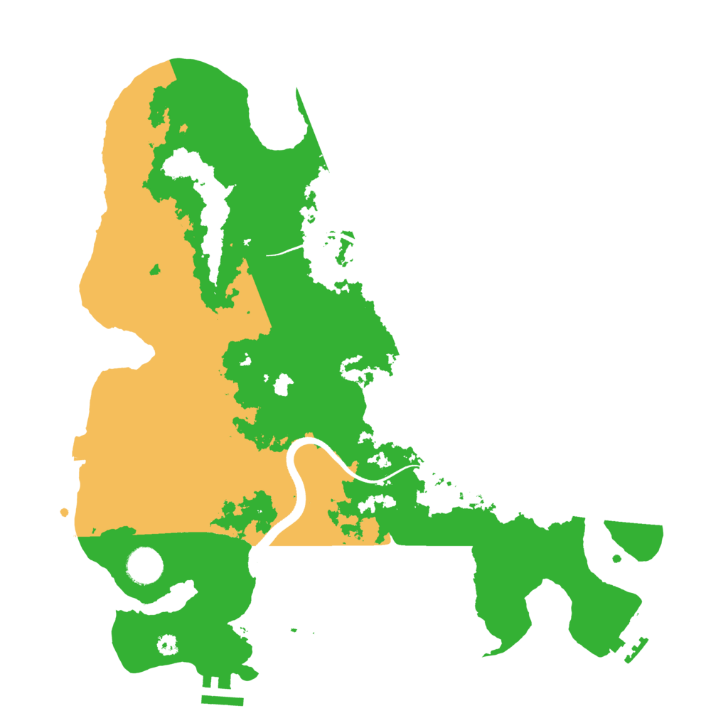 Biome Rust Map: Procedural Map, Size: 3500, Seed: 1633834682