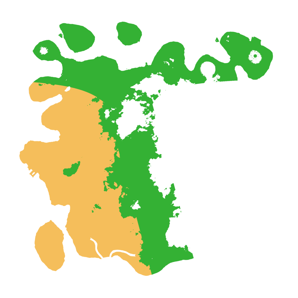Biome Rust Map: Procedural Map, Size: 3500, Seed: 1981794392