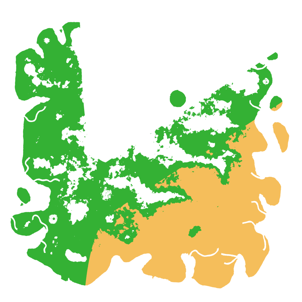 Biome Rust Map: Procedural Map, Size: 5000, Seed: 1082