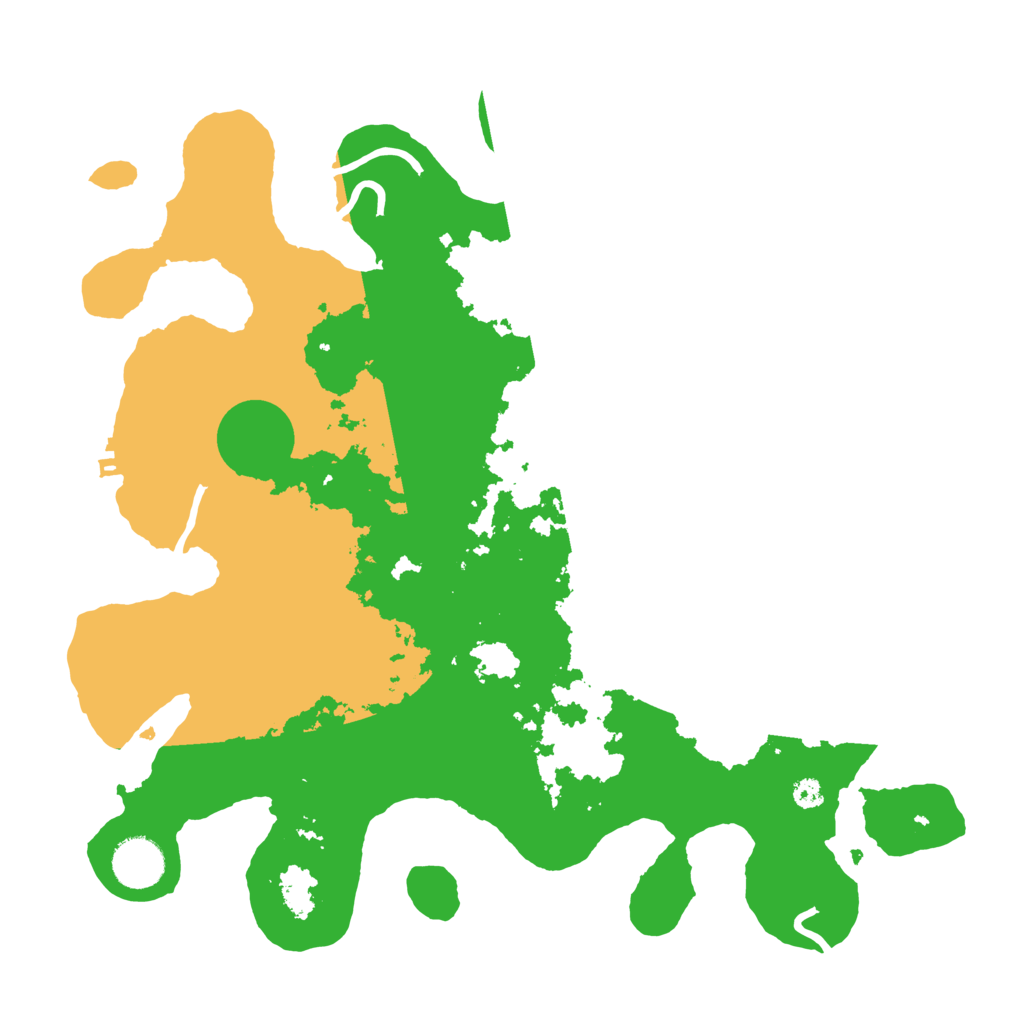 Biome Rust Map: Procedural Map, Size: 3500, Seed: 1504075862