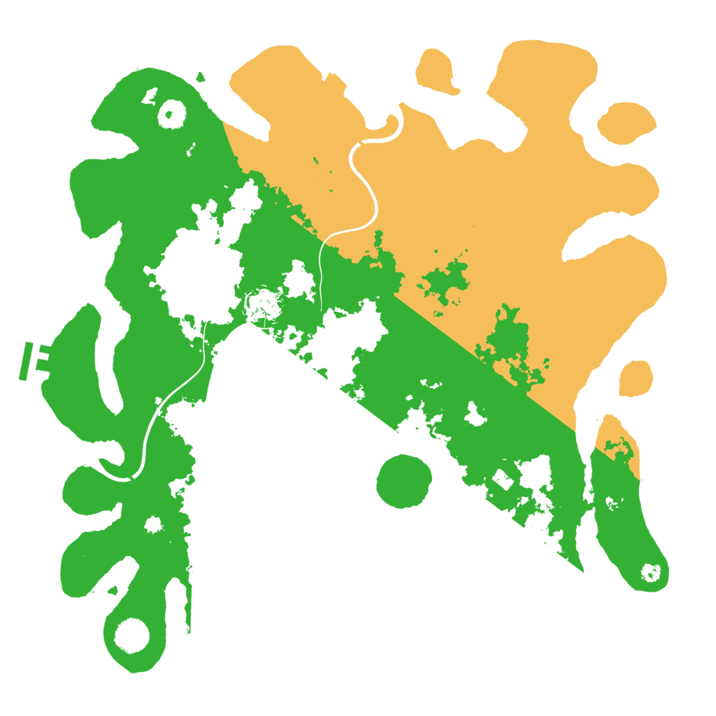 Biome Rust Map: Procedural Map, Size: 3750, Seed: 8675309