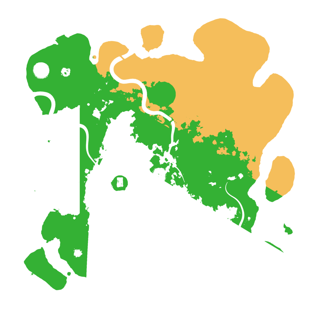 Biome Rust Map: Procedural Map, Size: 3500, Seed: 1603030245