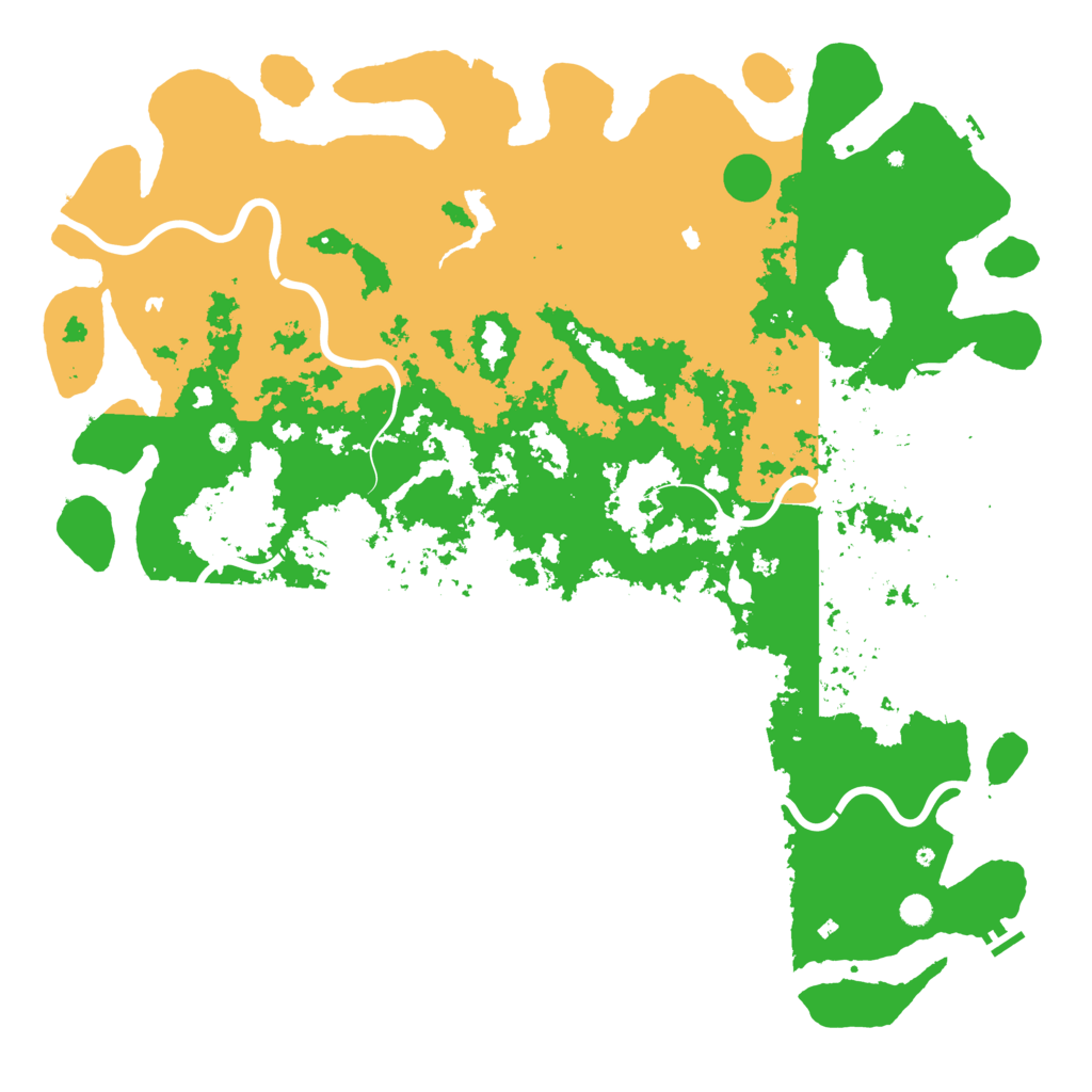 Biome Rust Map: Procedural Map, Size: 6000, Seed: 2102829038