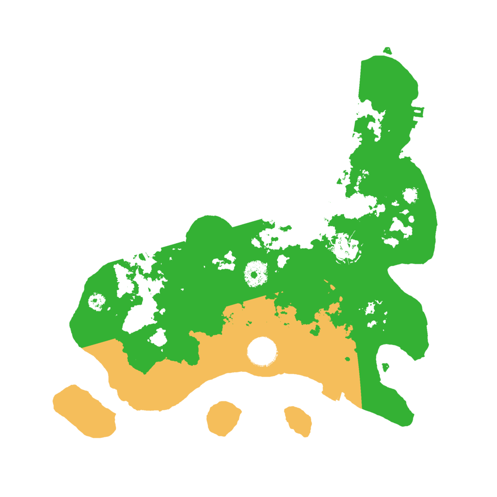 Biome Rust Map: Procedural Map, Size: 3000, Seed: 119416