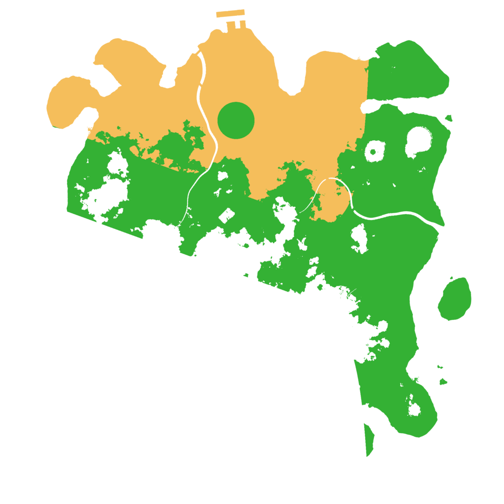Biome Rust Map: Procedural Map, Size: 3600, Seed: 1471616657
