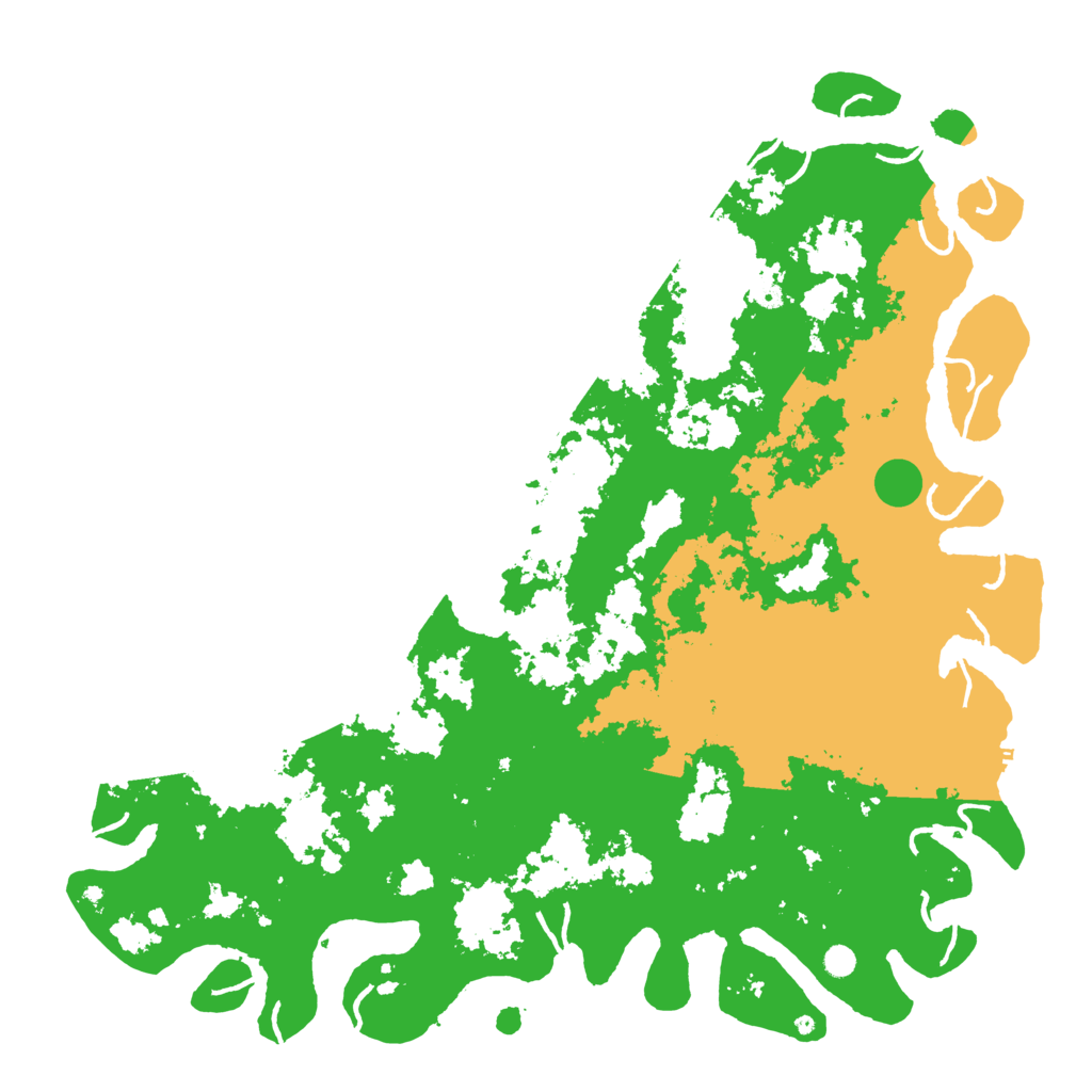Biome Rust Map: Procedural Map, Size: 6000, Seed: 70482878