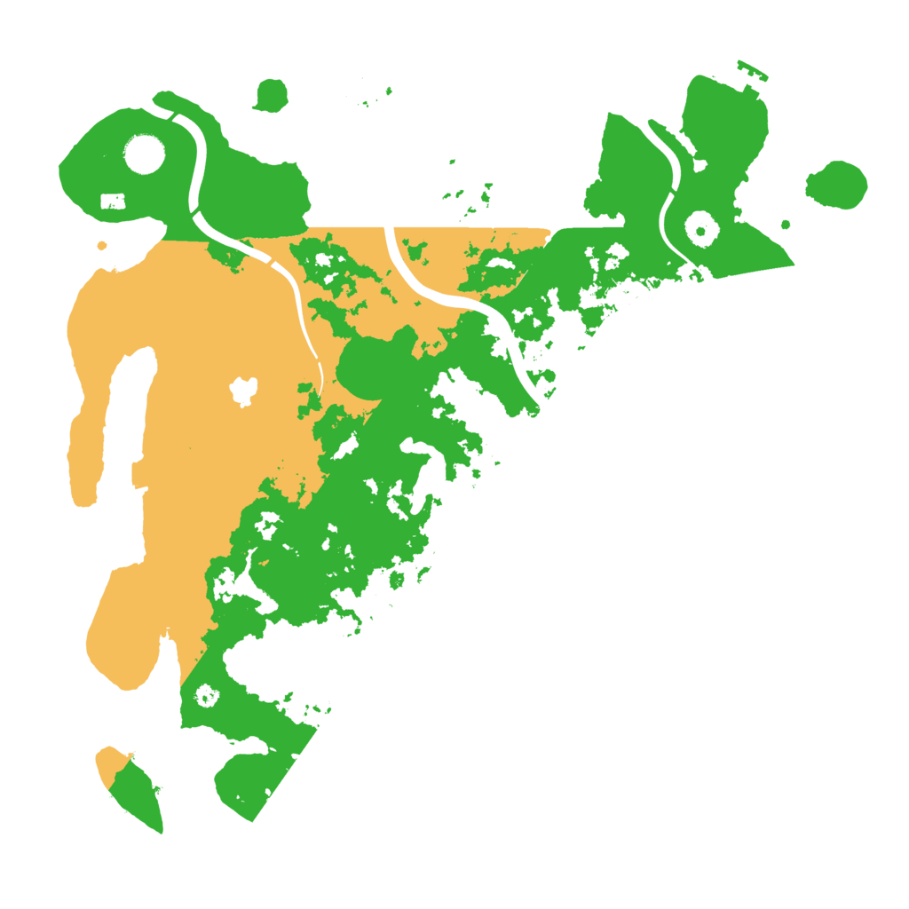 Biome Rust Map: Procedural Map, Size: 4000, Seed: 31256789