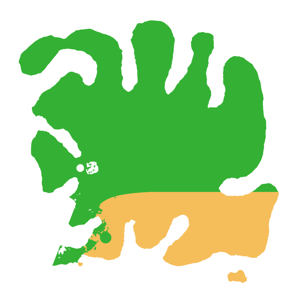 Biome Rust Map: Barren, Size: 3500, Seed: 5616490