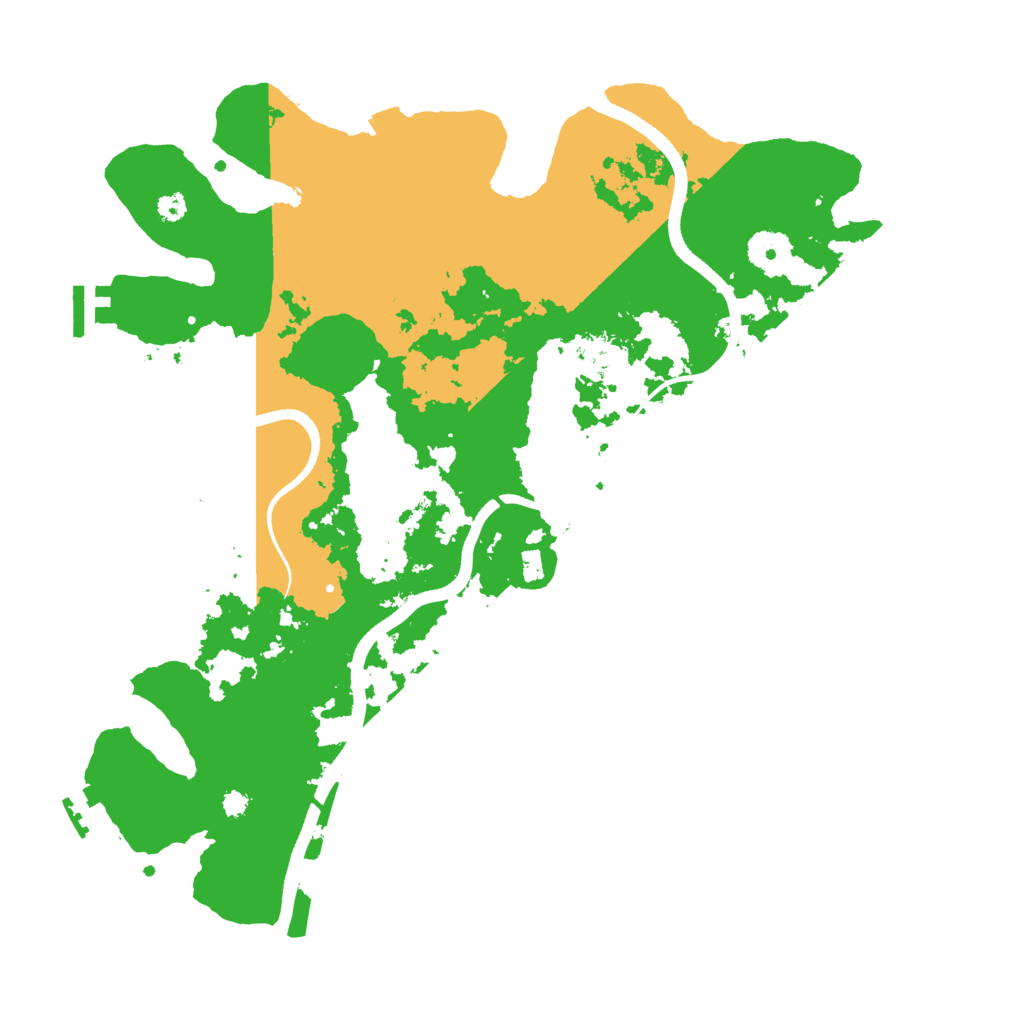 Biome Rust Map: Procedural Map, Size: 3600, Seed: 1740330069