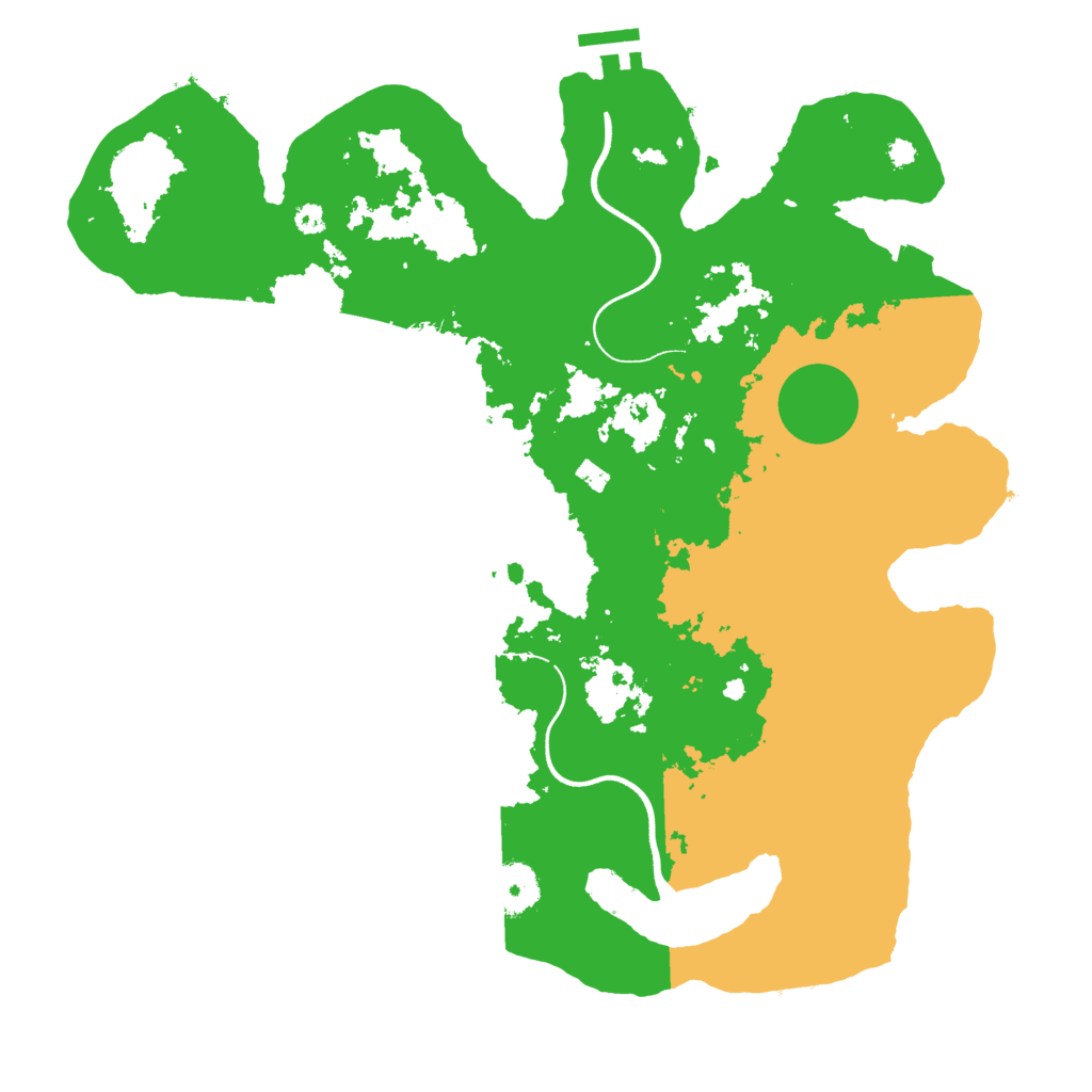 Biome Rust Map: Procedural Map, Size: 3600, Seed: 569