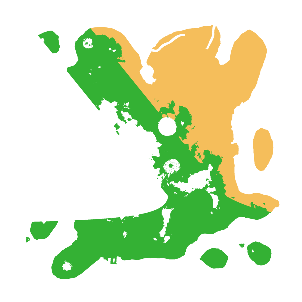 Biome Rust Map: Procedural Map, Size: 3000, Seed: 1599873943