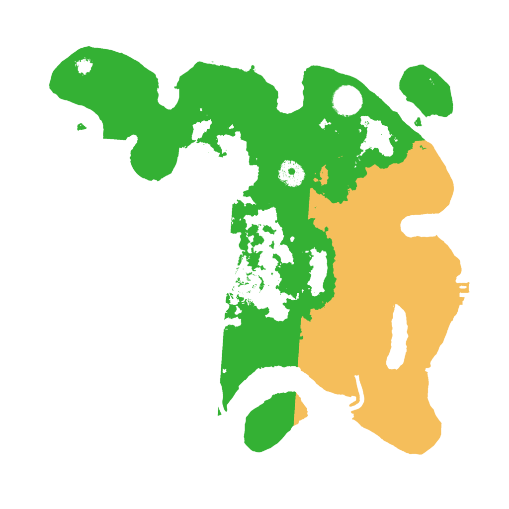 Biome Rust Map: Procedural Map, Size: 3000, Seed: 779277127