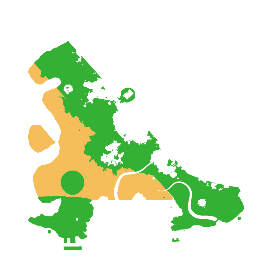 Biome Rust Map: Procedural Map, Size: 3000, Seed: 1154376775