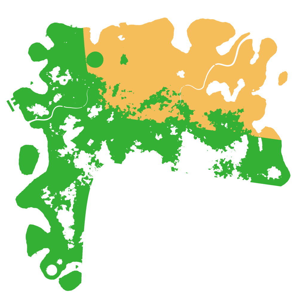 Biome Rust Map: Procedural Map, Size: 5000, Seed: 2102021