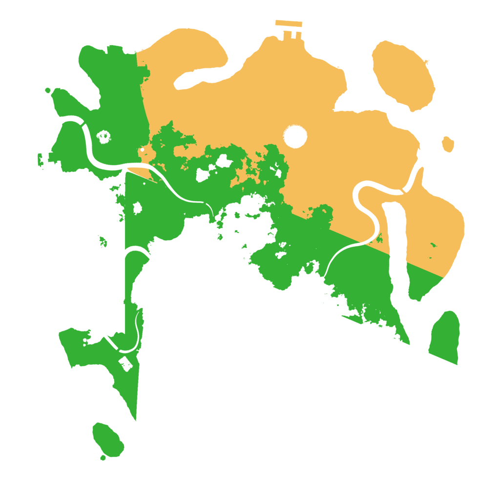 Biome Rust Map: Procedural Map, Size: 3800, Seed: 863533