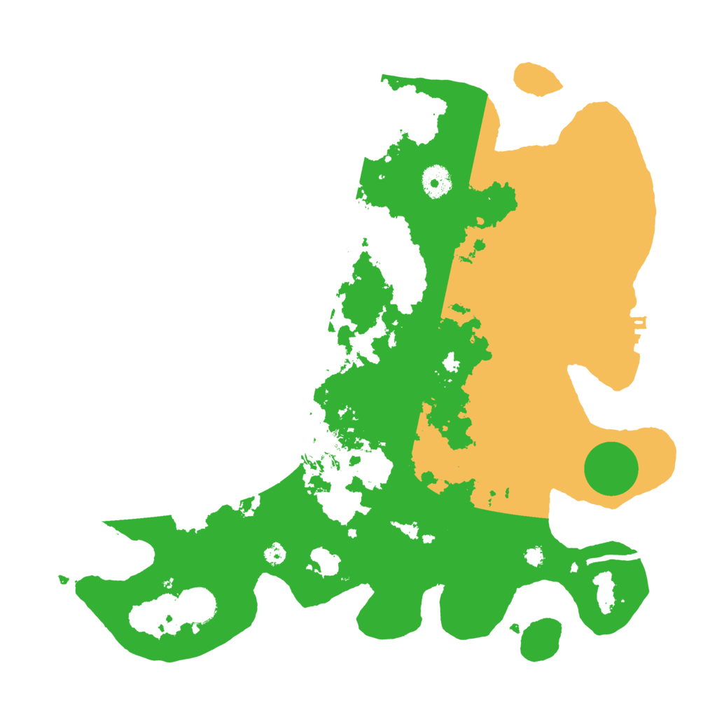 Biome Rust Map: Procedural Map, Size: 3500, Seed: 1229177620