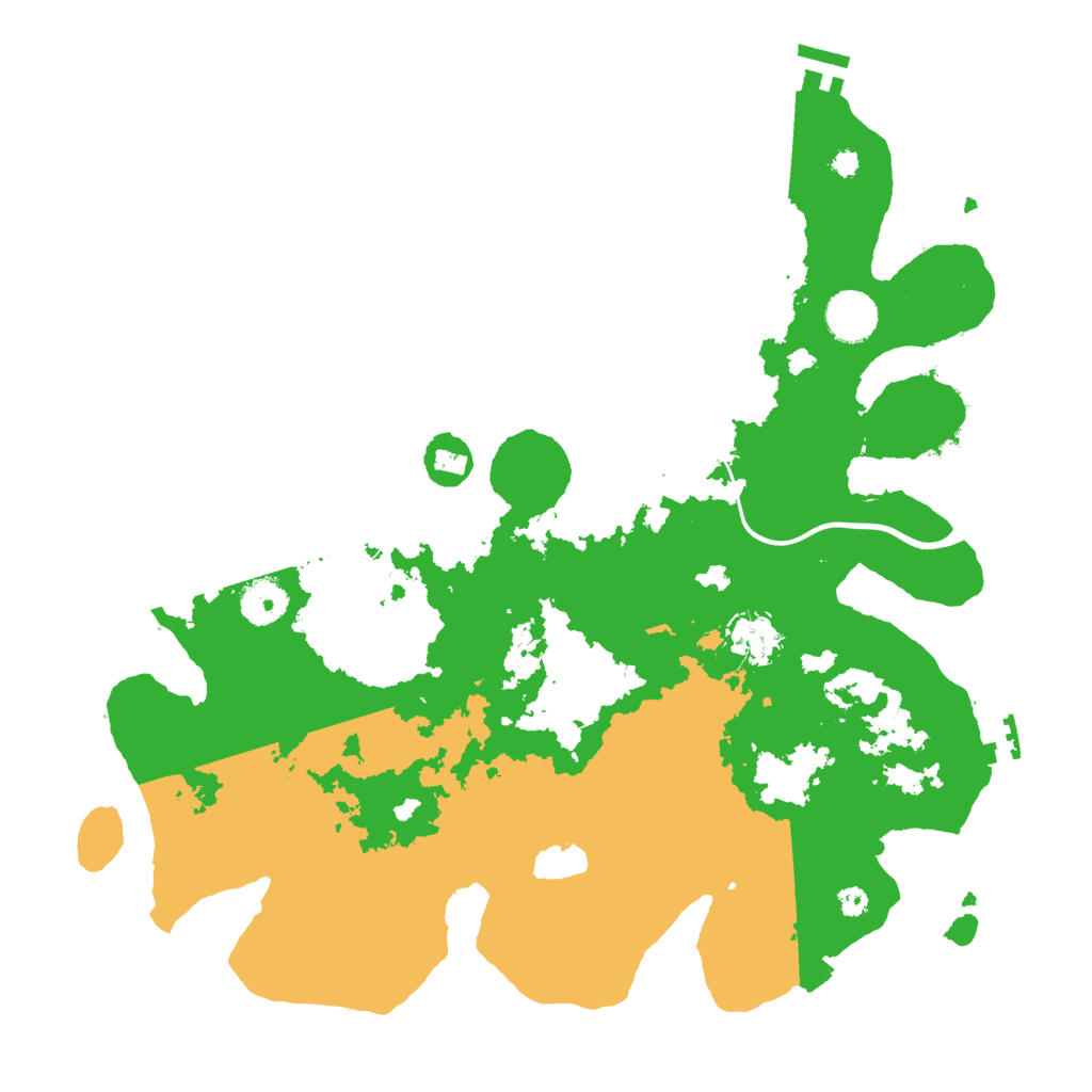 Biome Rust Map: Procedural Map, Size: 3700, Seed: 789511769