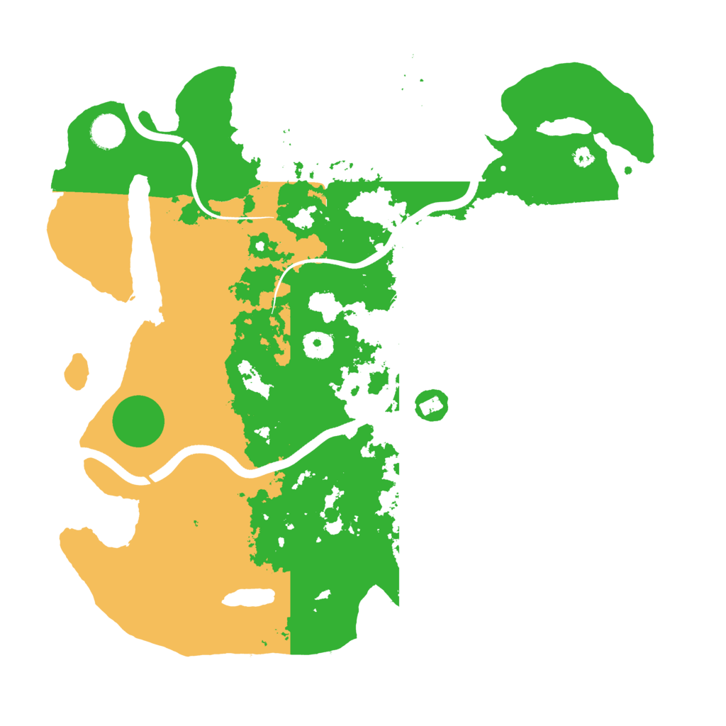 Biome Rust Map: Procedural Map, Size: 3700, Seed: 713705