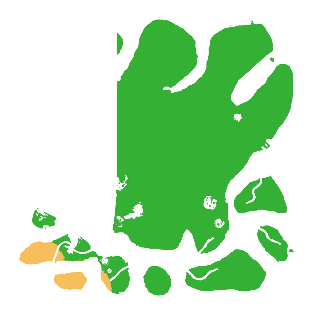 Biome Rust Map: Procedural Map, Size: 3500, Seed: 1141903