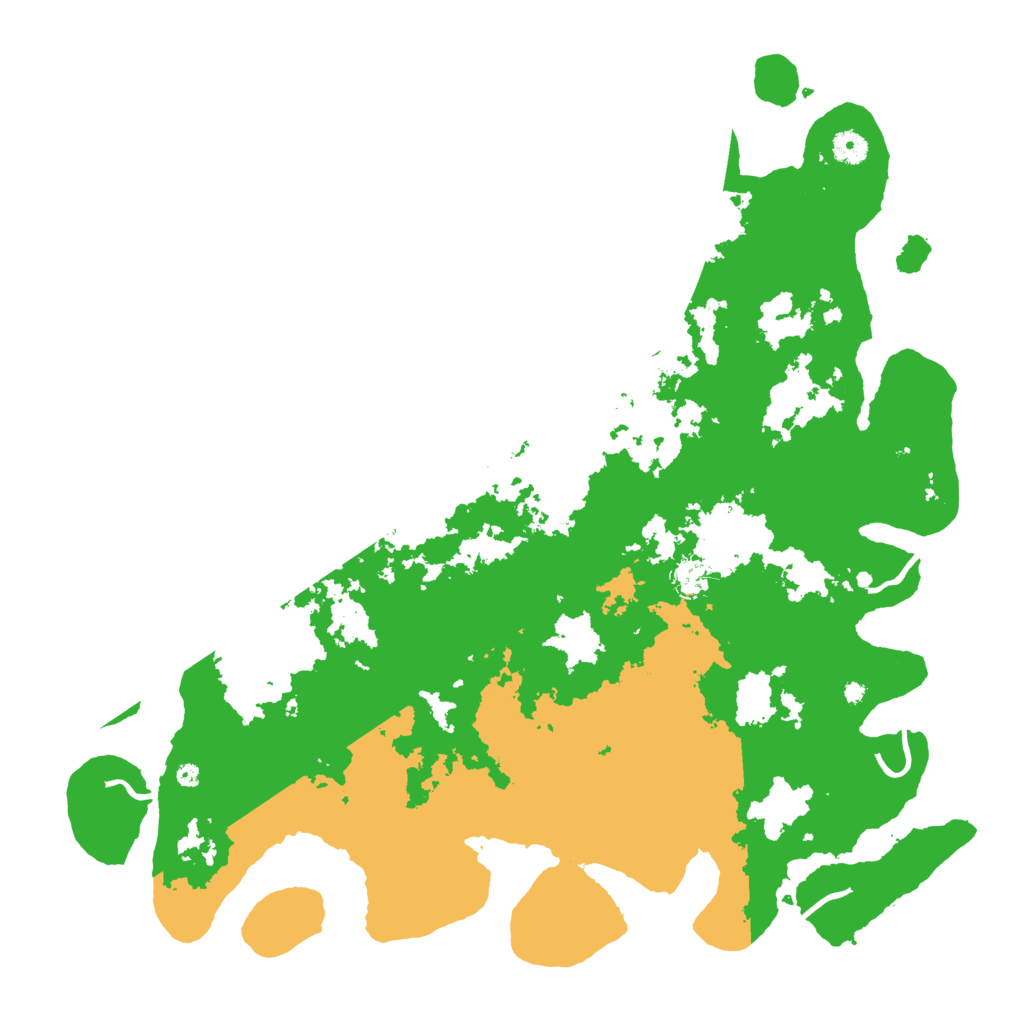 Biome Rust Map: Procedural Map, Size: 4500, Seed: 364795238