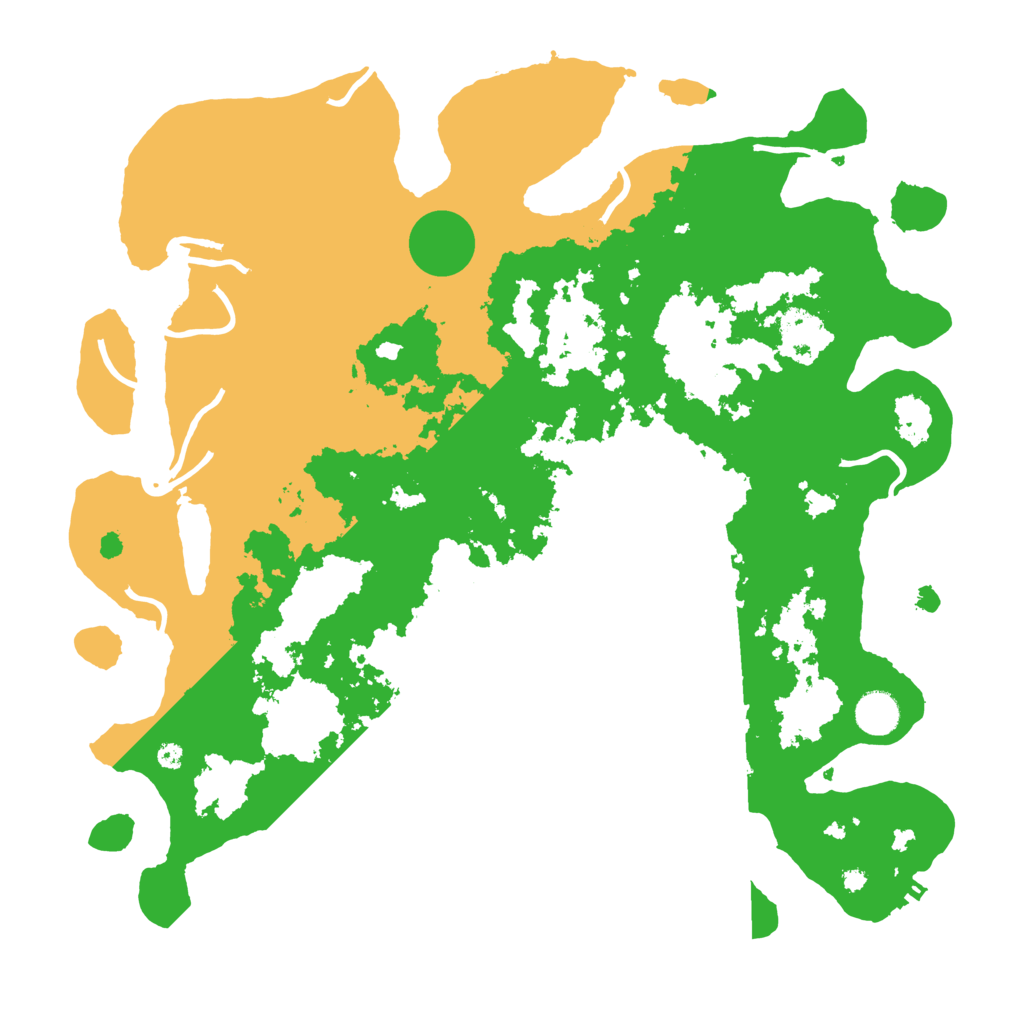 Biome Rust Map: Procedural Map, Size: 4096, Seed: 666