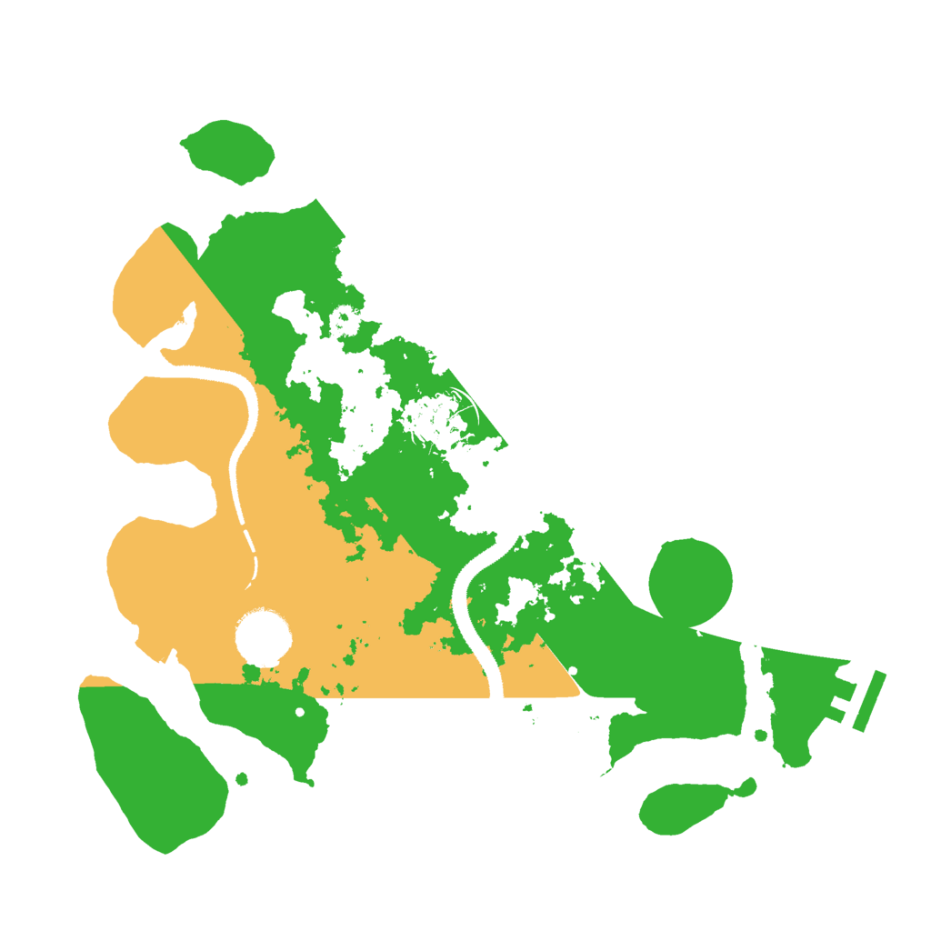 Biome Rust Map: Procedural Map, Size: 3000, Seed: 62374