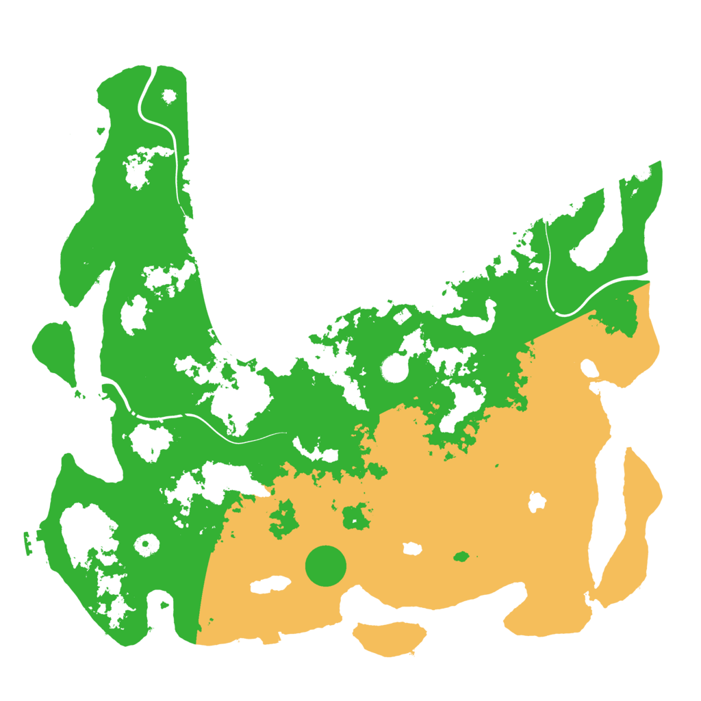 Biome Rust Map: Procedural Map, Size: 4500, Seed: 87811716