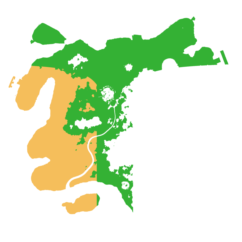 Biome Rust Map: Procedural Map, Size: 3000, Seed: 905335858