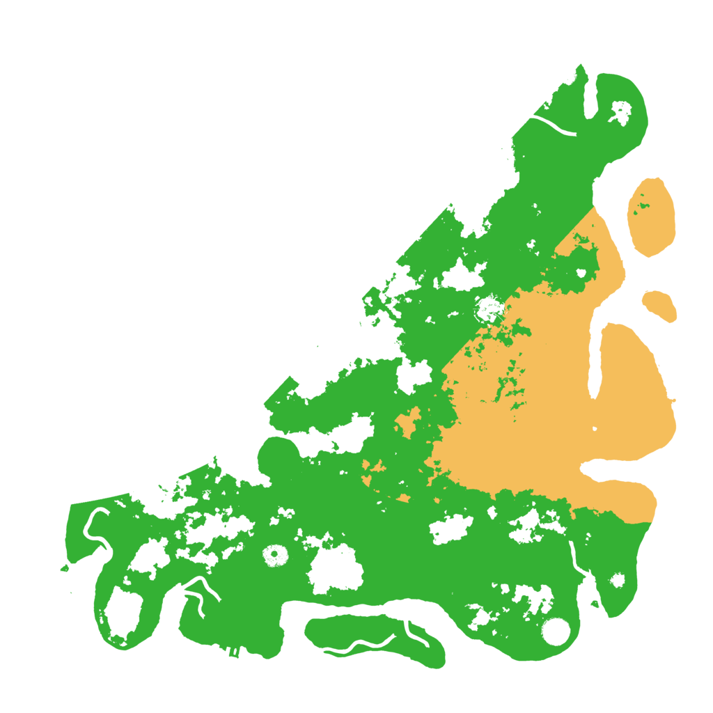 Biome Rust Map: Procedural Map, Size: 4500, Seed: 496206736