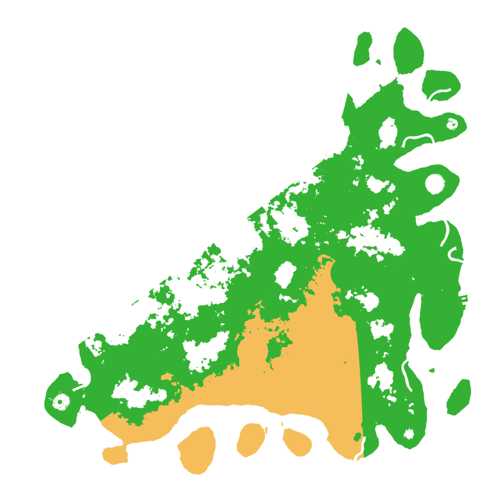Biome Rust Map: Procedural Map, Size: 4500, Seed: 543258