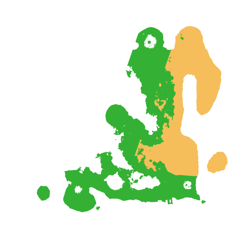 Biome Rust Map: Procedural Map, Size: 3000, Seed: 988001