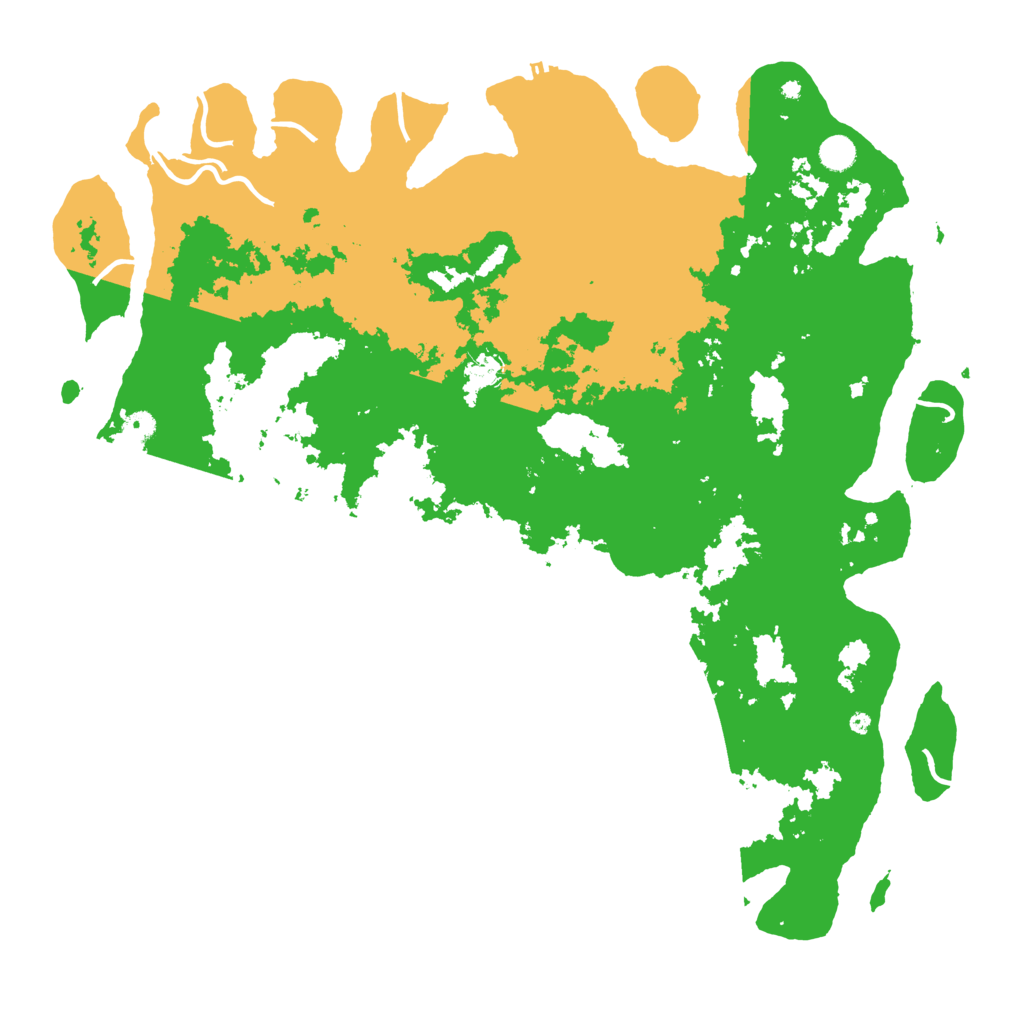 Biome Rust Map: Procedural Map, Size: 5000, Seed: 89110