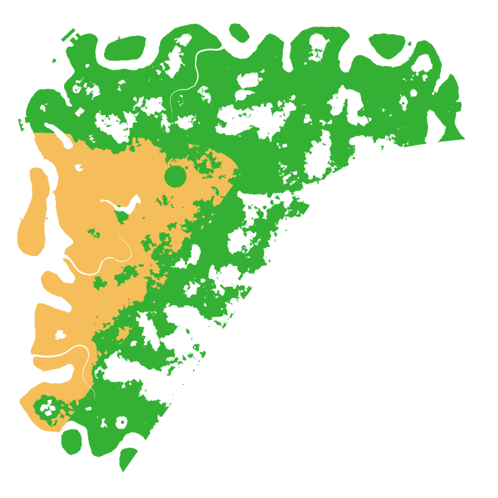 Biome Rust Map: Procedural Map, Size: 6000, Seed: 9837498