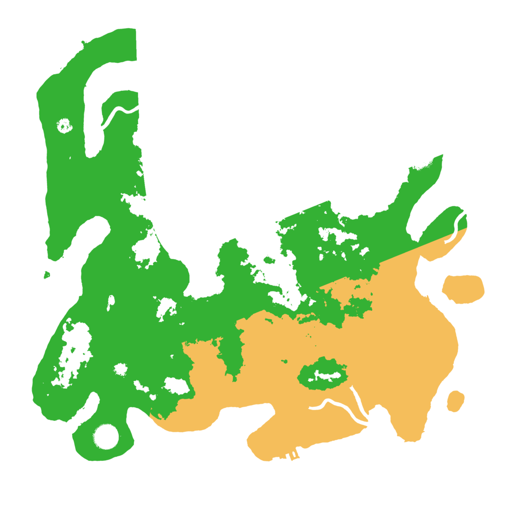 Biome Rust Map: Procedural Map, Size: 3600, Seed: 149436673