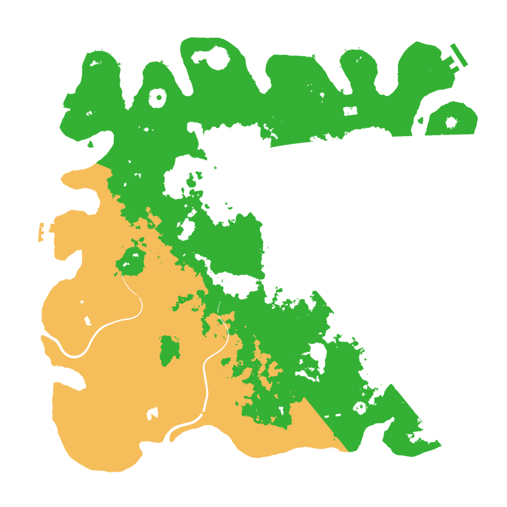 Biome Rust Map: Procedural Map, Size: 4000, Seed: 6504