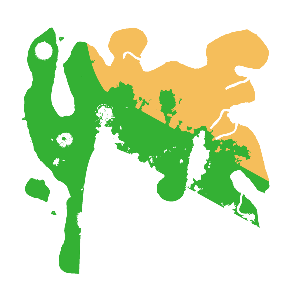 Biome Rust Map: Procedural Map, Size: 3000, Seed: 895661