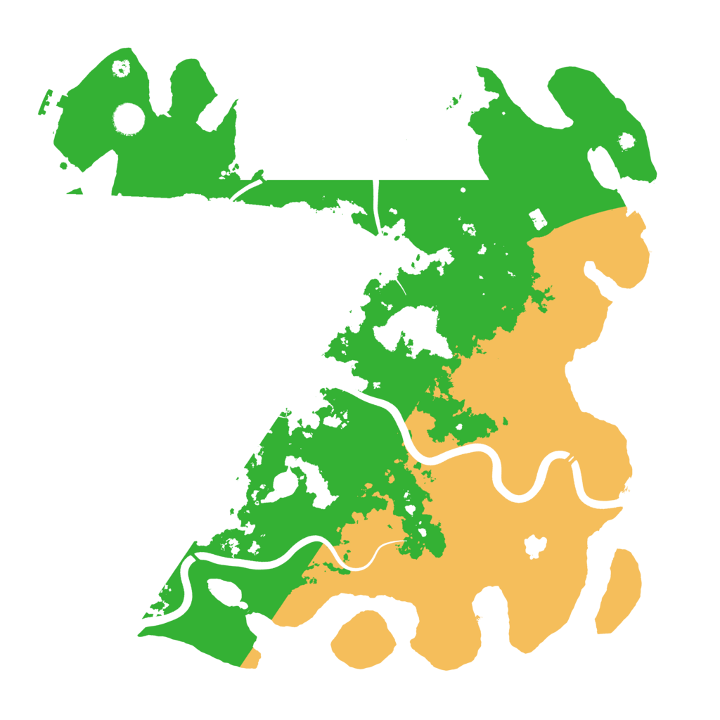 Biome Rust Map: Procedural Map, Size: 4000, Seed: 7797