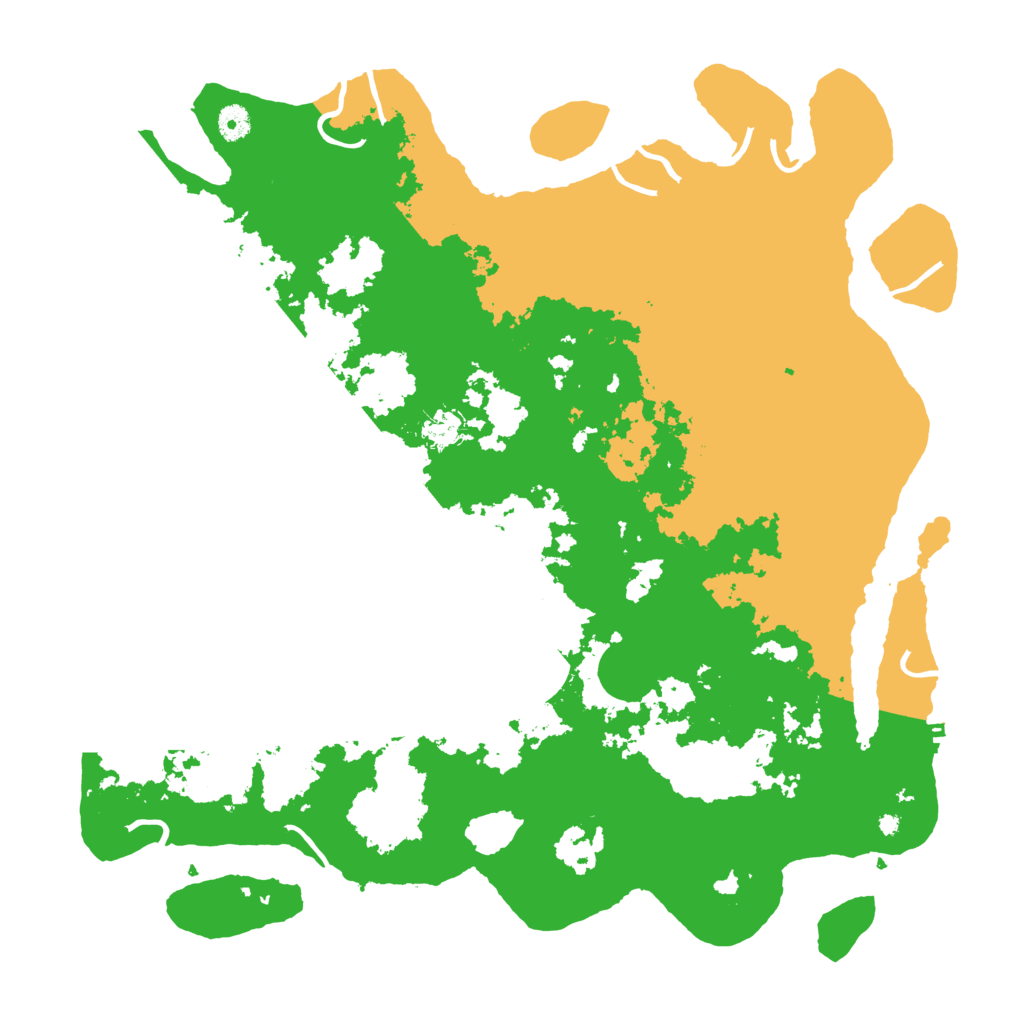 Biome Rust Map: Procedural Map, Size: 4500, Seed: 86668