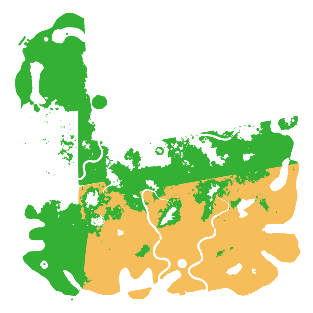Biome Rust Map: Procedural Map, Size: 6000, Seed: 45475