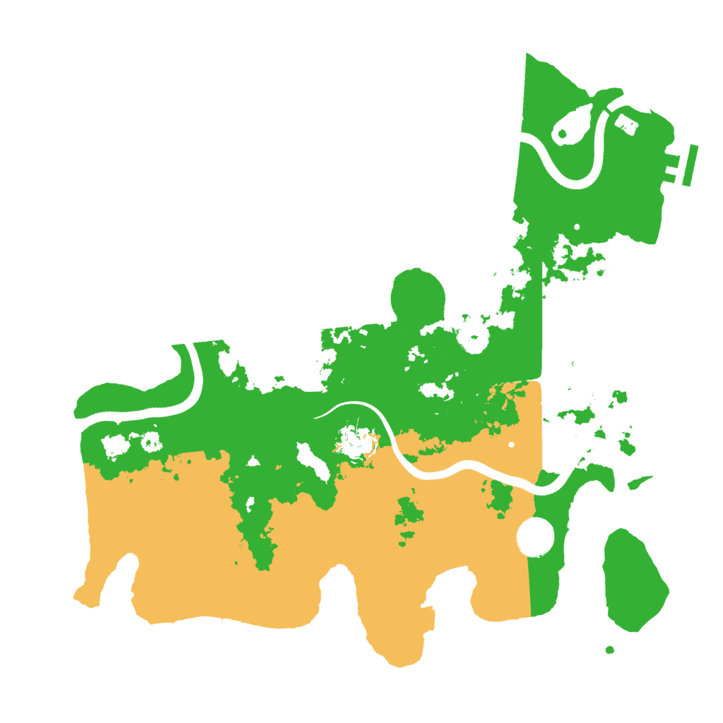 Biome Rust Map: Procedural Map, Size: 3500, Seed: 1460084650