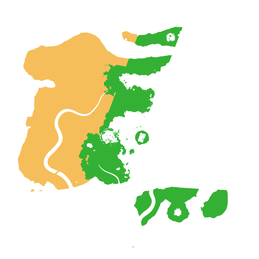 Biome Rust Map: Procedural Map, Size: 3100, Seed: 668418277
