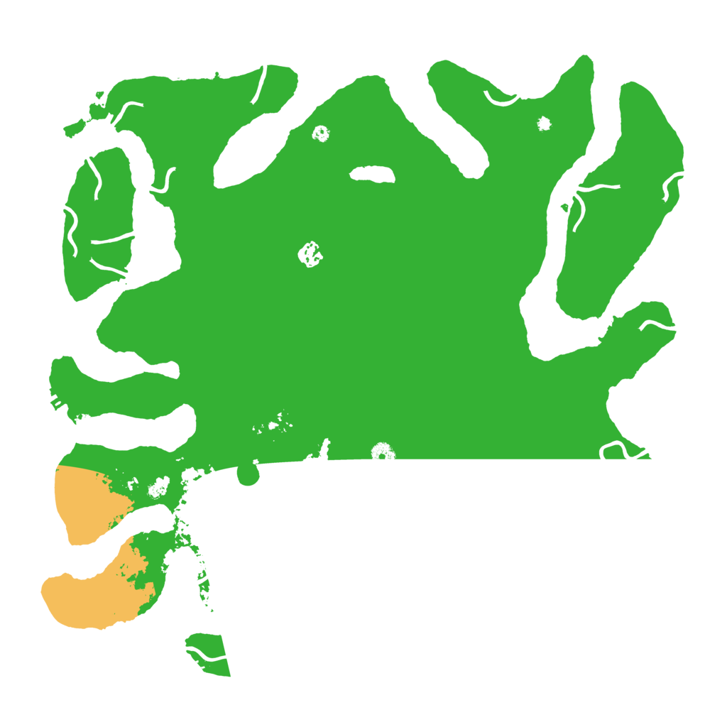 Biome Rust Map: Procedural Map, Size: 4500, Seed: 1988208842