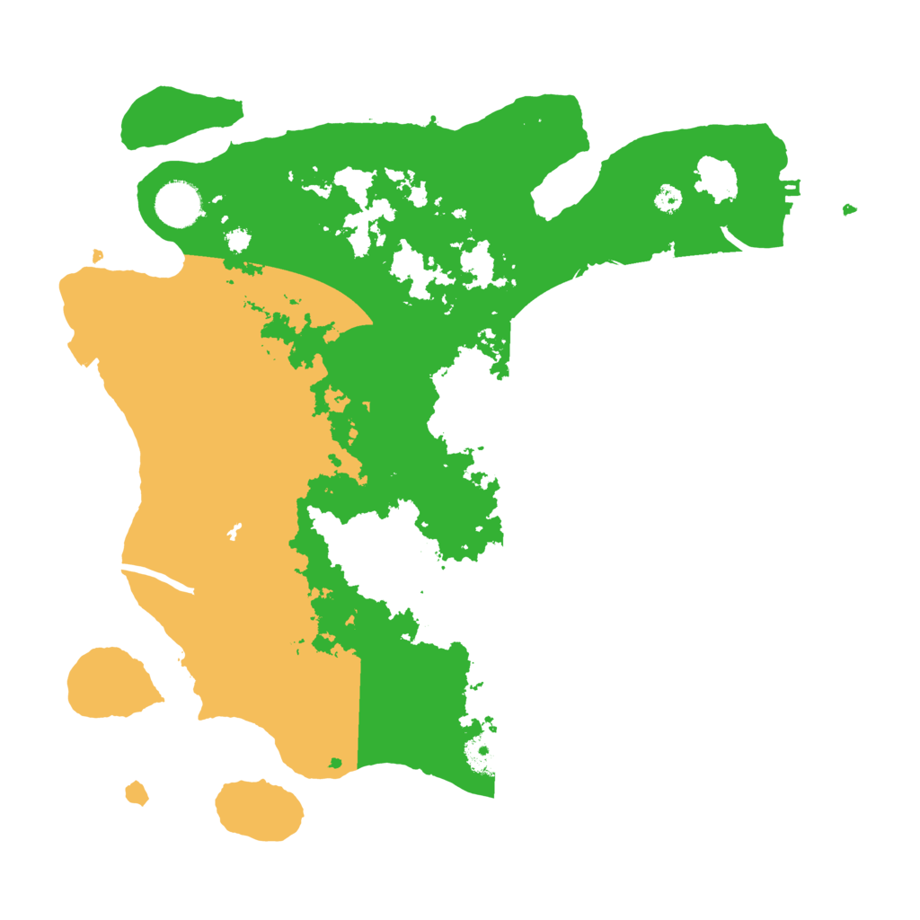 Biome Rust Map: Procedural Map, Size: 3500, Seed: 1553595543