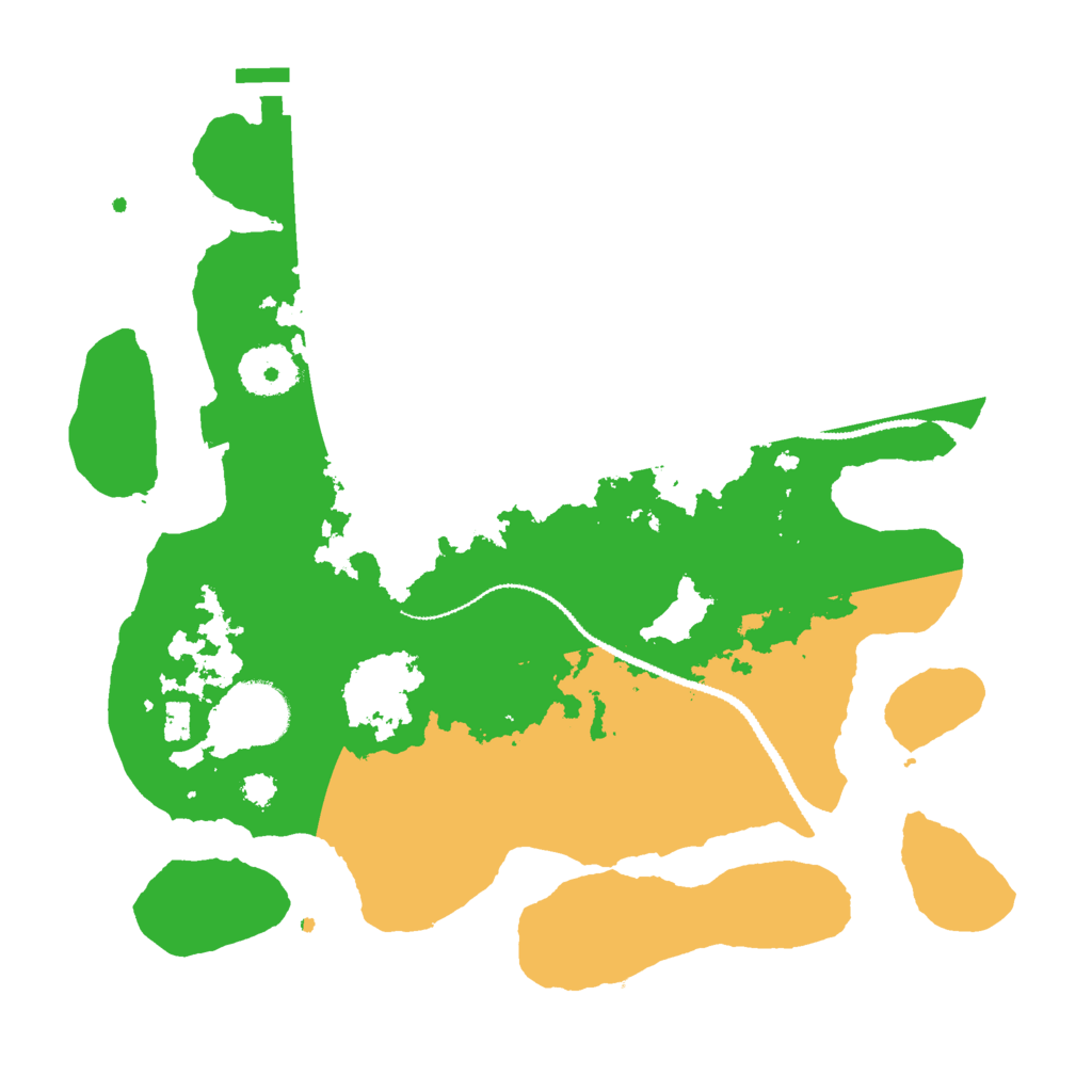 Biome Rust Map: Procedural Map, Size: 3000, Seed: 1440513377