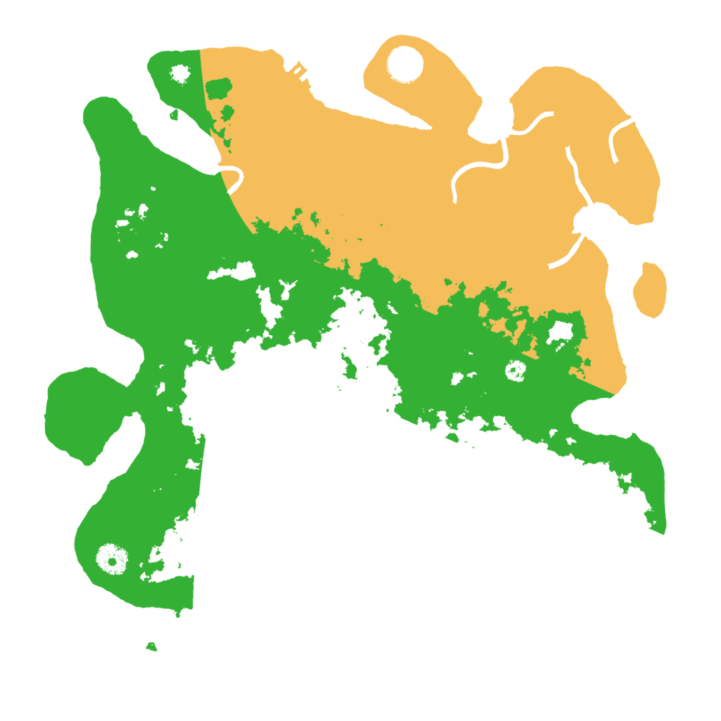 Biome Rust Map: Procedural Map, Size: 3500, Seed: 1265655659