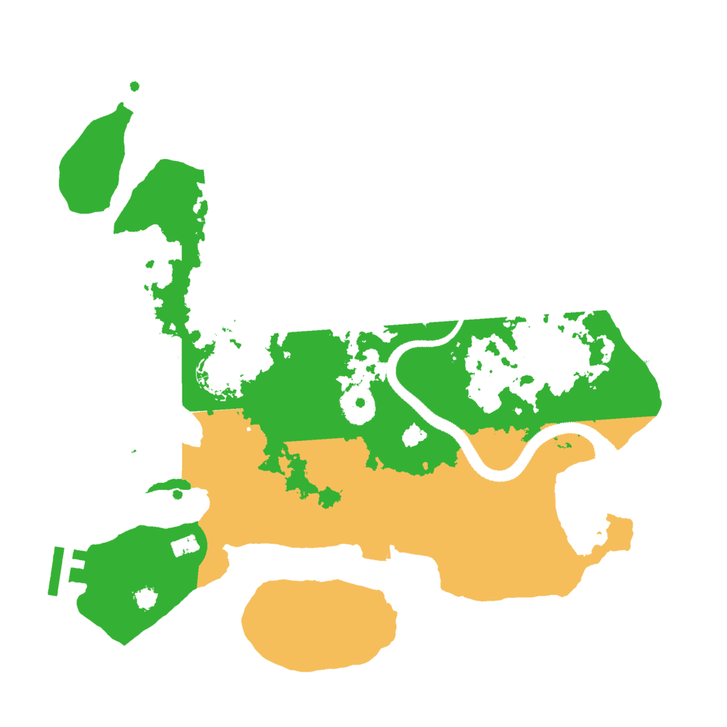 Biome Rust Map: Procedural Map, Size: 3000, Seed: 375317480