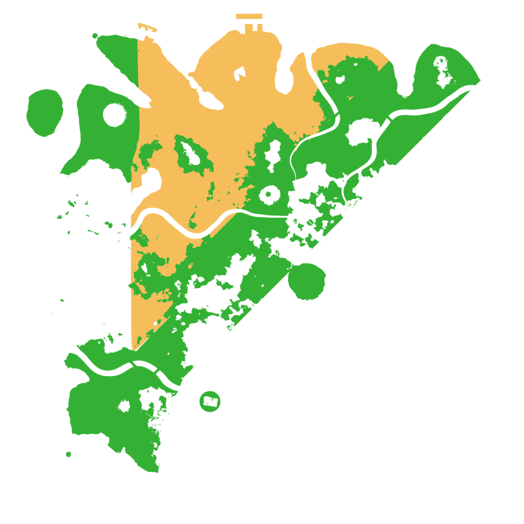 Biome Rust Map: Procedural Map, Size: 4000, Seed: 1361059706